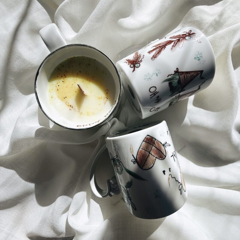 TAZZA DIPINTA A MANO • NATALE •